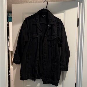 Stylish Black Denim Jacket